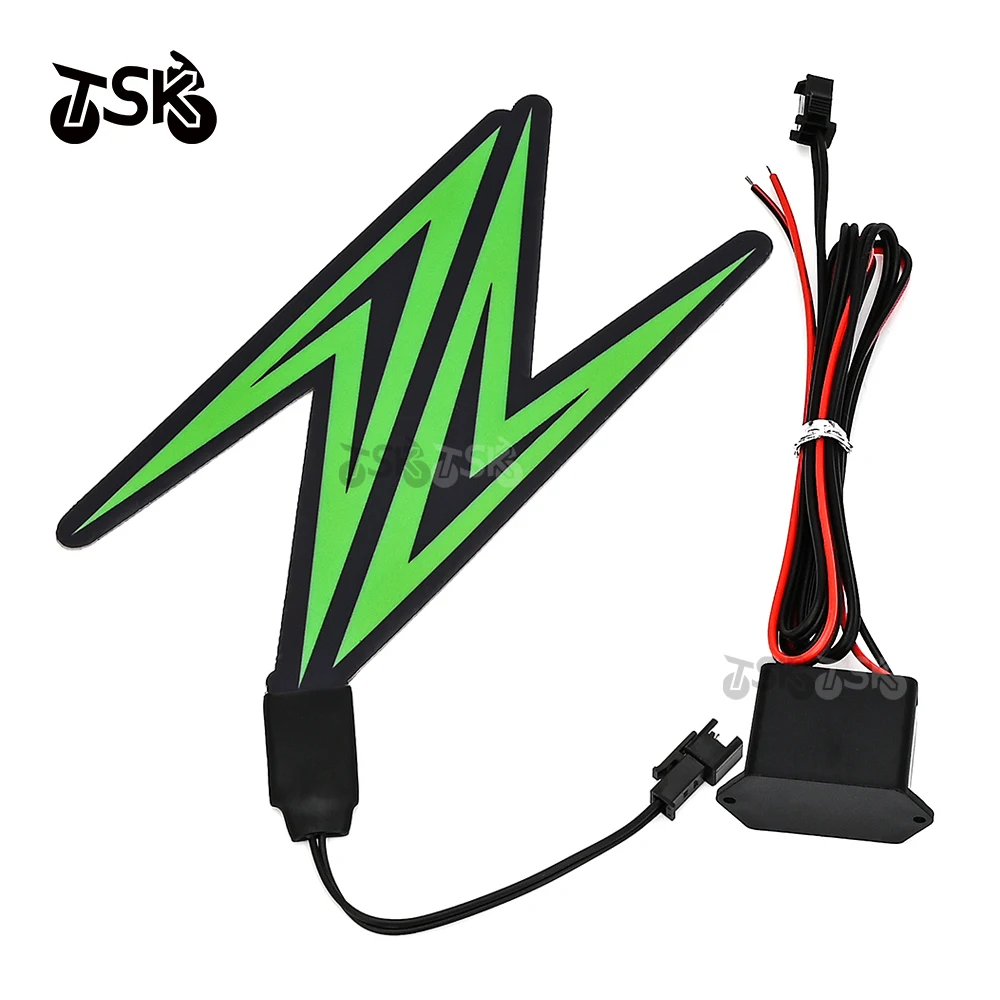 

Аксессуары для мотоциклов, световое украшение, светящаяся наклейка «сделай сам», для Kawasaki Z750 Z650, светодиодный сигнал для ночной езды на мотоцикле, EL, холодный свет