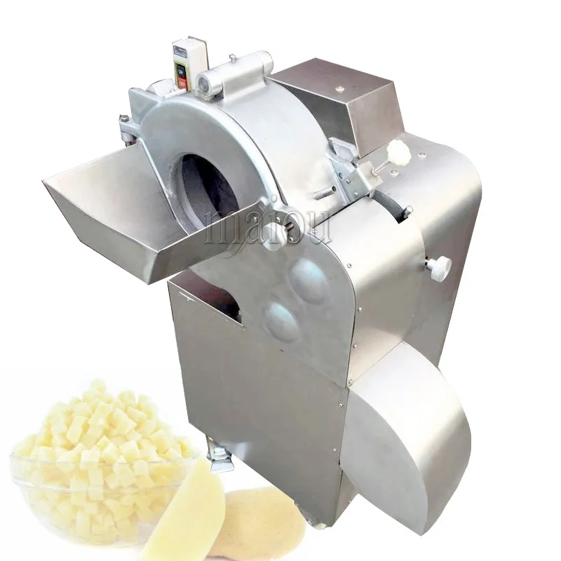 Commercial Multifunctional Vegetable Cutter  Vegetable  Potato Chunks Radish Granules Electric Fully Automatic Dicer