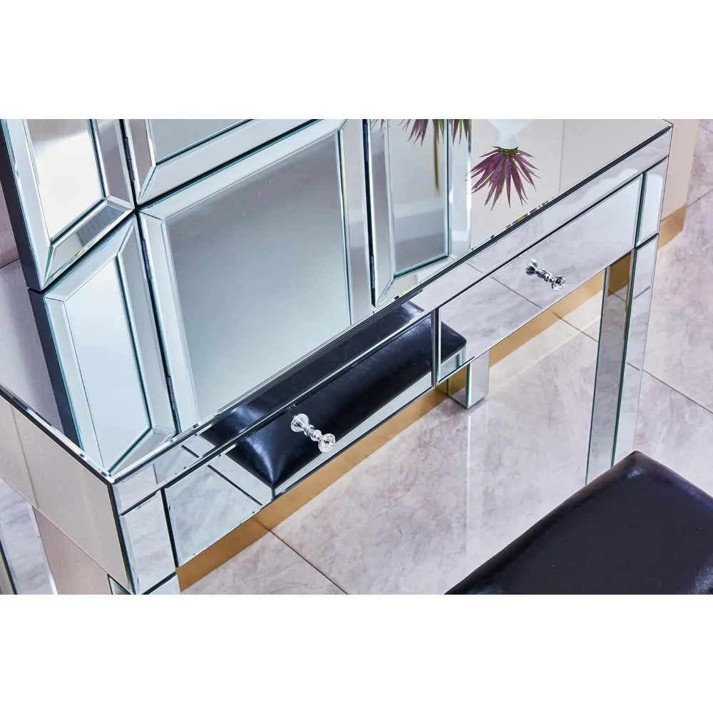 Commode led 9 tiroirs, commode moderne noire avec tiroirs haute brillance, double commode avec lumières pour chambre (noir)