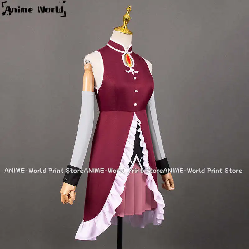 《Custom Size》Unisex Anime Puella Magi Madoka Magica Kyoko Sakura Cosplay Costumes Outfit Halloween