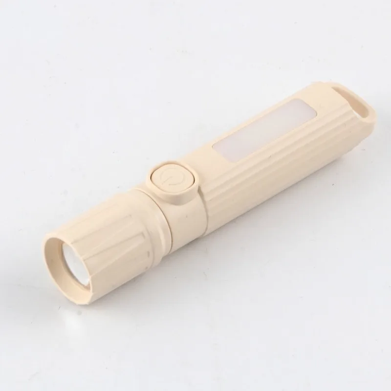 Outdoor Mini LED Flashlight USB Rechargeable Super Bright Multifunctional Portable Pocket Long Range Home Camping Torch Light