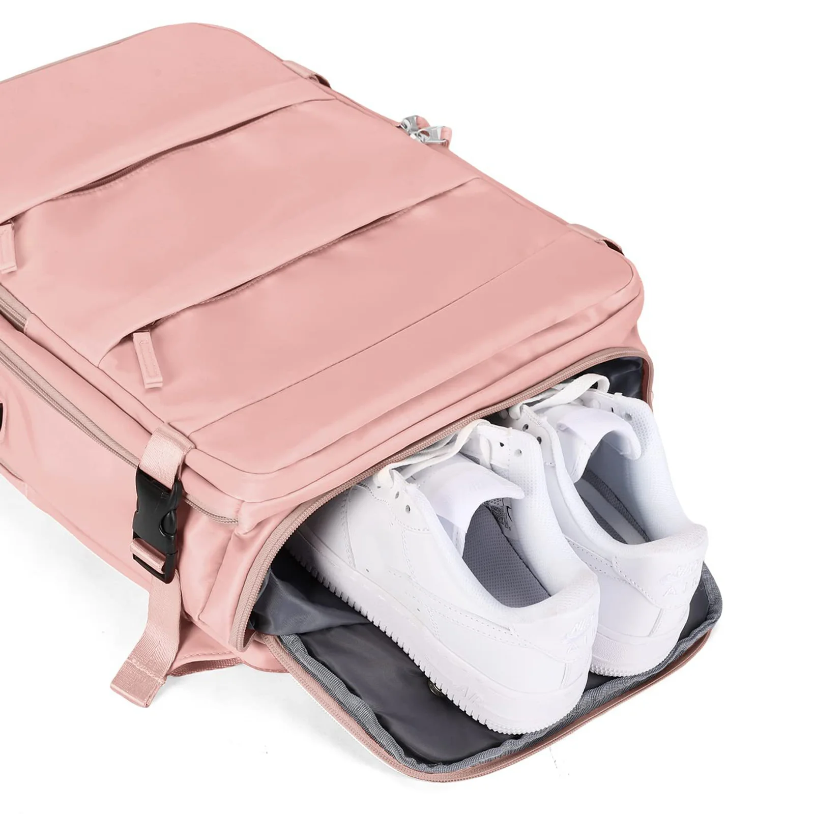 Mode reis waterdichte rugzak met onafhankelijke schoenentas voor unisex (50L/17\