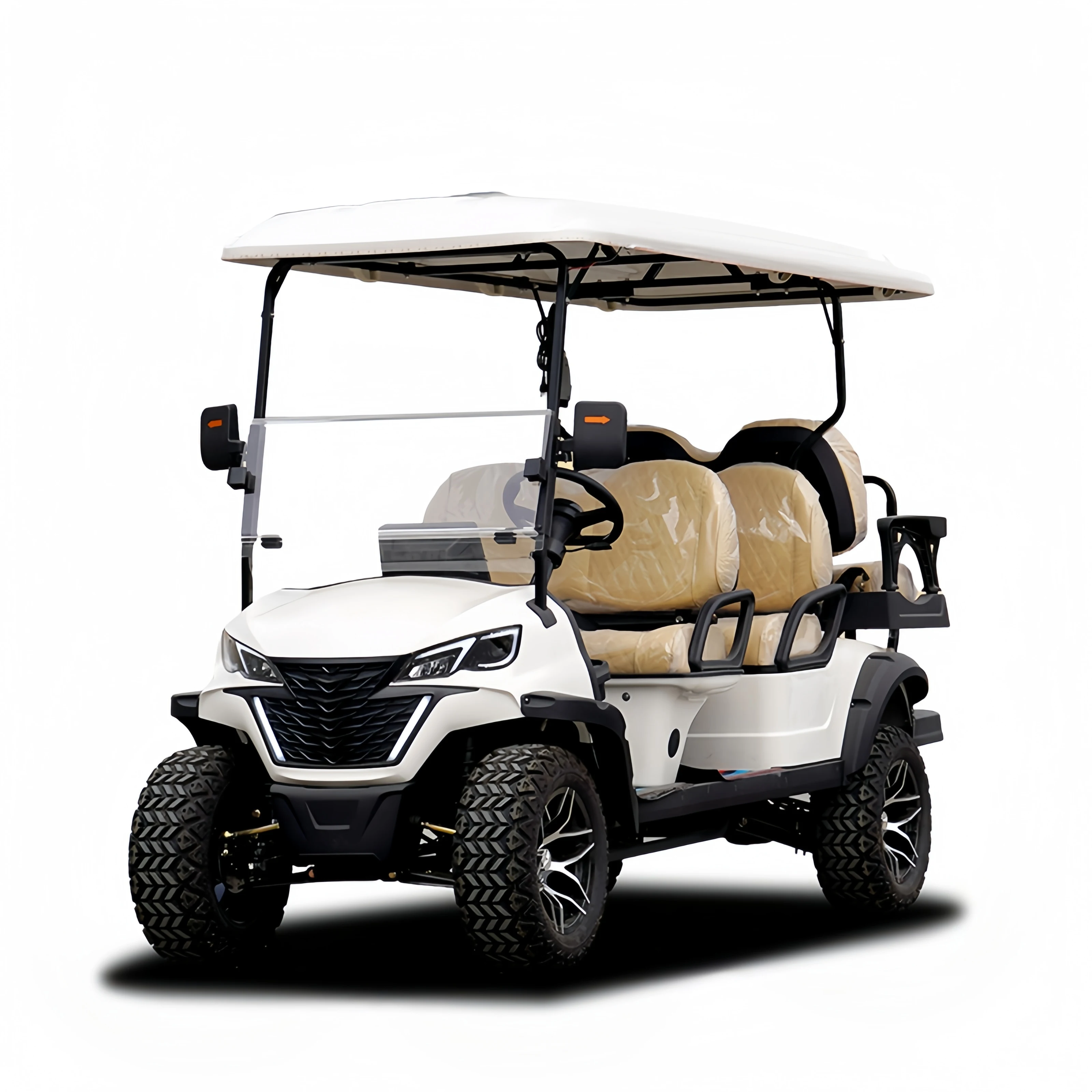 Wholesale Luxury 6-Seat Electric Utility Vehicle Golf Cart Premium High-End Golf Cart