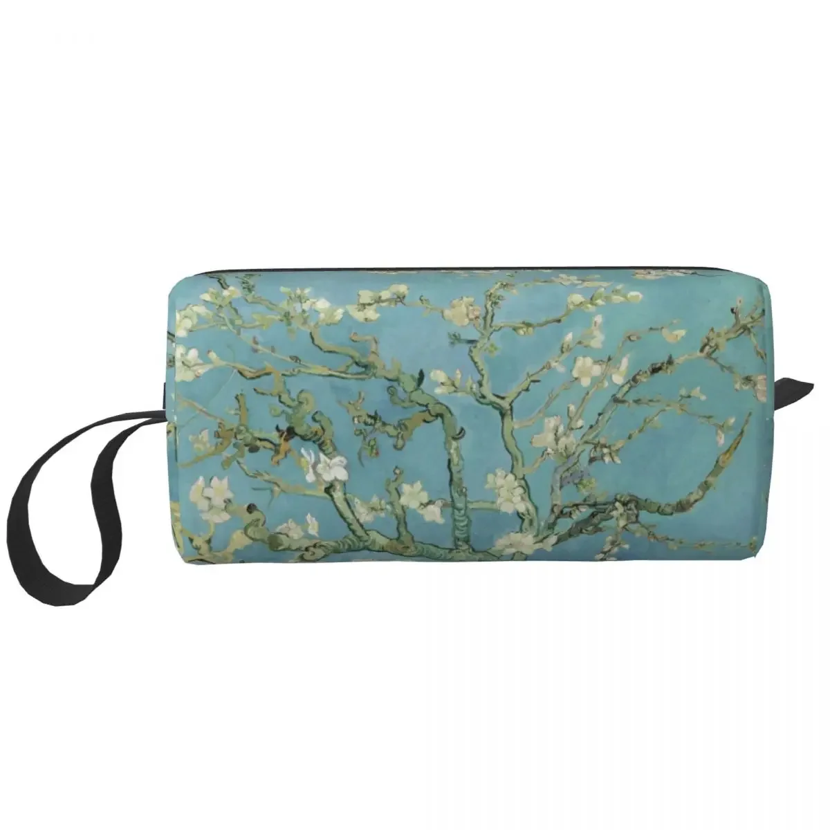 

Almond Blossoms By Vincent Van Gogh Makeup Bag Women Travel Cosmetic Organizer Cute Flowers Painting Storage Toiletry Bags