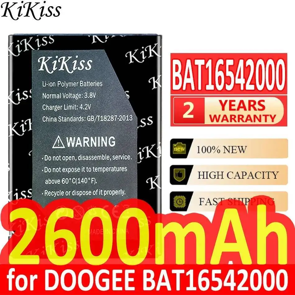 

2600Mah Premium Replacement For Doogee BAT16542000 High Performance Mobile Phone Battery