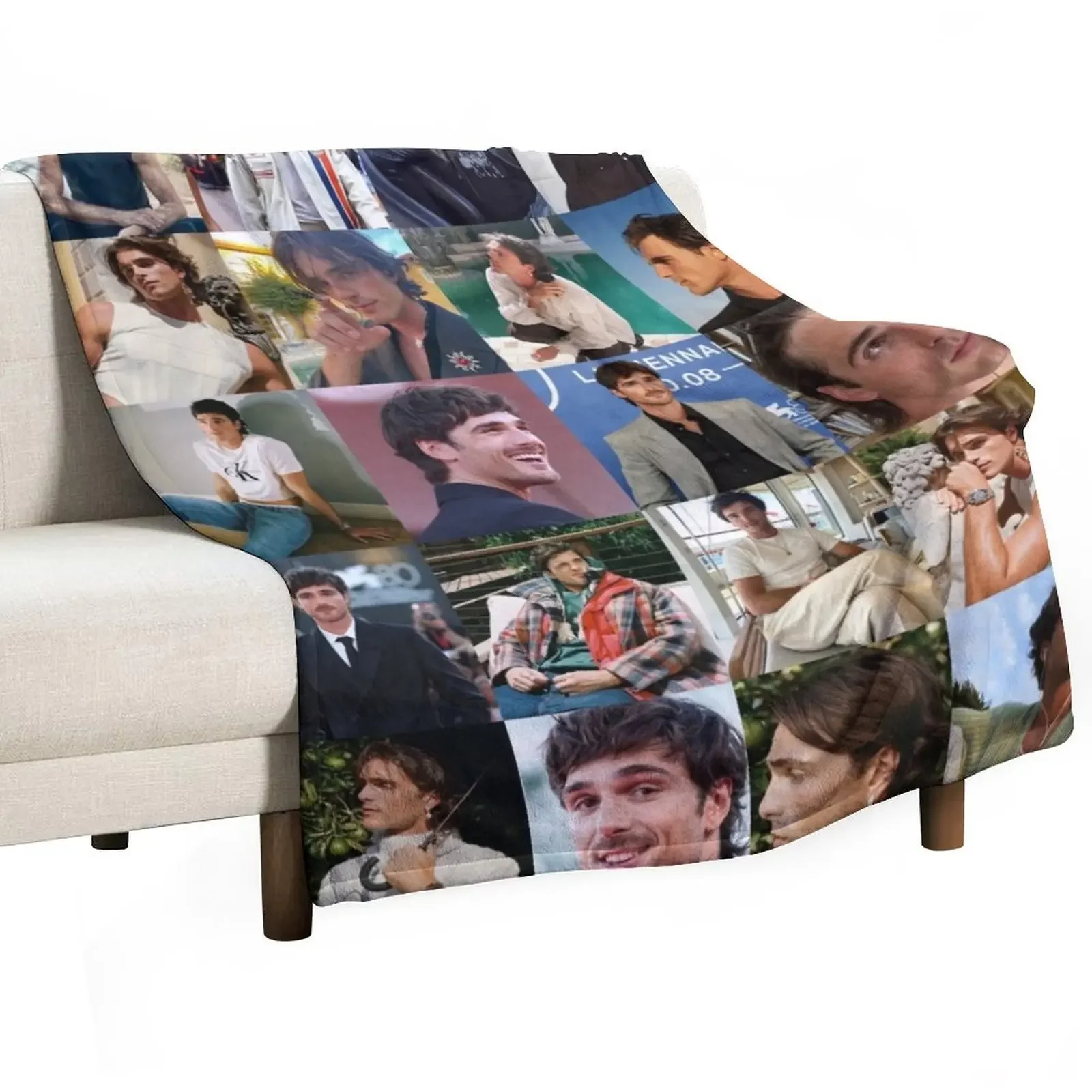 Jacob Elordi Throw Blanket Quilt Cute Plaid Decorative Sofas Blankets