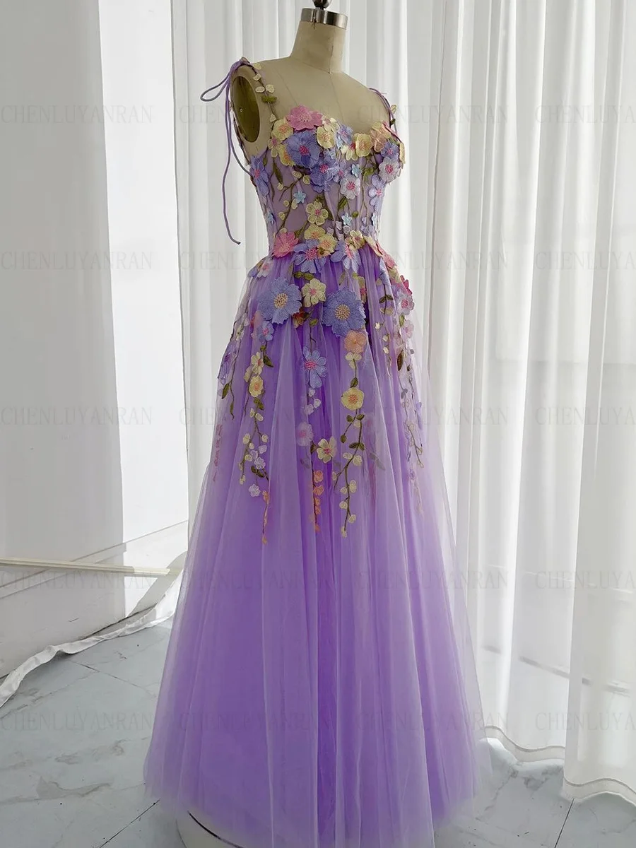 Purple Lace Prom Dresses 2025 Women Sweetheart A-Line Long Evening Gowns Floor-Length Elegant Formal Party Dress فساتين ا