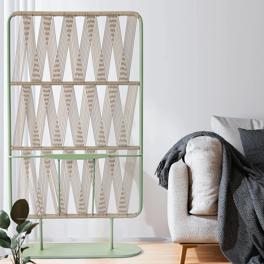 rx-Room Decorative Partition: Aluminum Alloy Braided Screen！