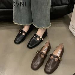 2024 Spring Autumn Women Flat Shoes Fashion Ladies Shallow Slip On Mary Jane Shoes Female Round Toe Shoes