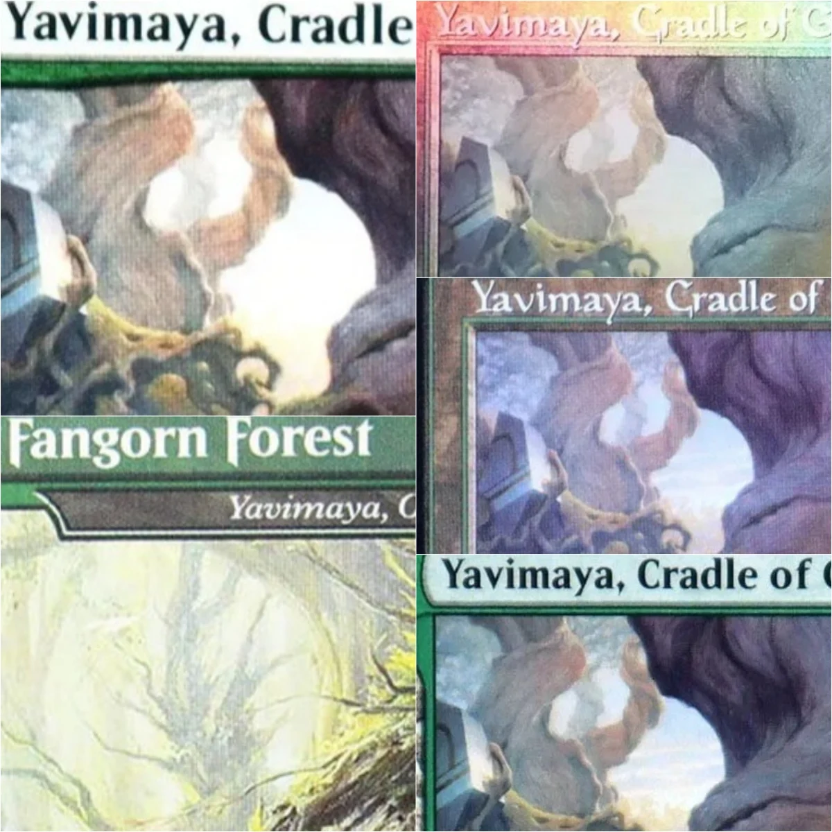 Yavimaya, Cradle of Growth High Quality Magical Proxy Cards Game Proxy Gathering Board Playing Game Trading Cards