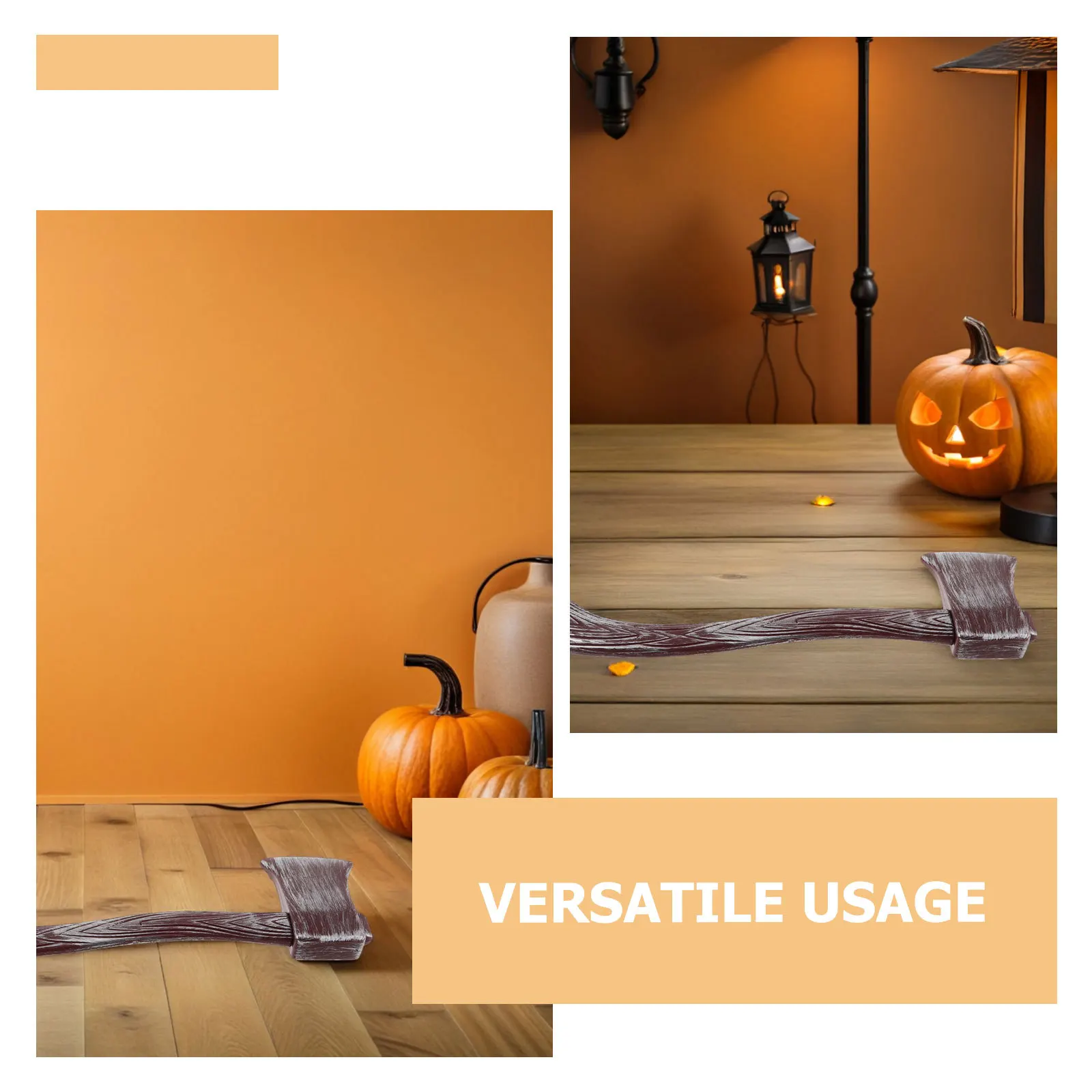 ขวานโจรสลัด 2 ชิ้น อุปกรณ์ประกอบฉากพลาสติก ขวานปลอมเหมือนจริง สำหรับงานฮาโลวีน คอสเพลย์ งานปาร์ตี้ การแสดงบนเวที อุปกรณ์งานปาร์ตี้โจรสลัด