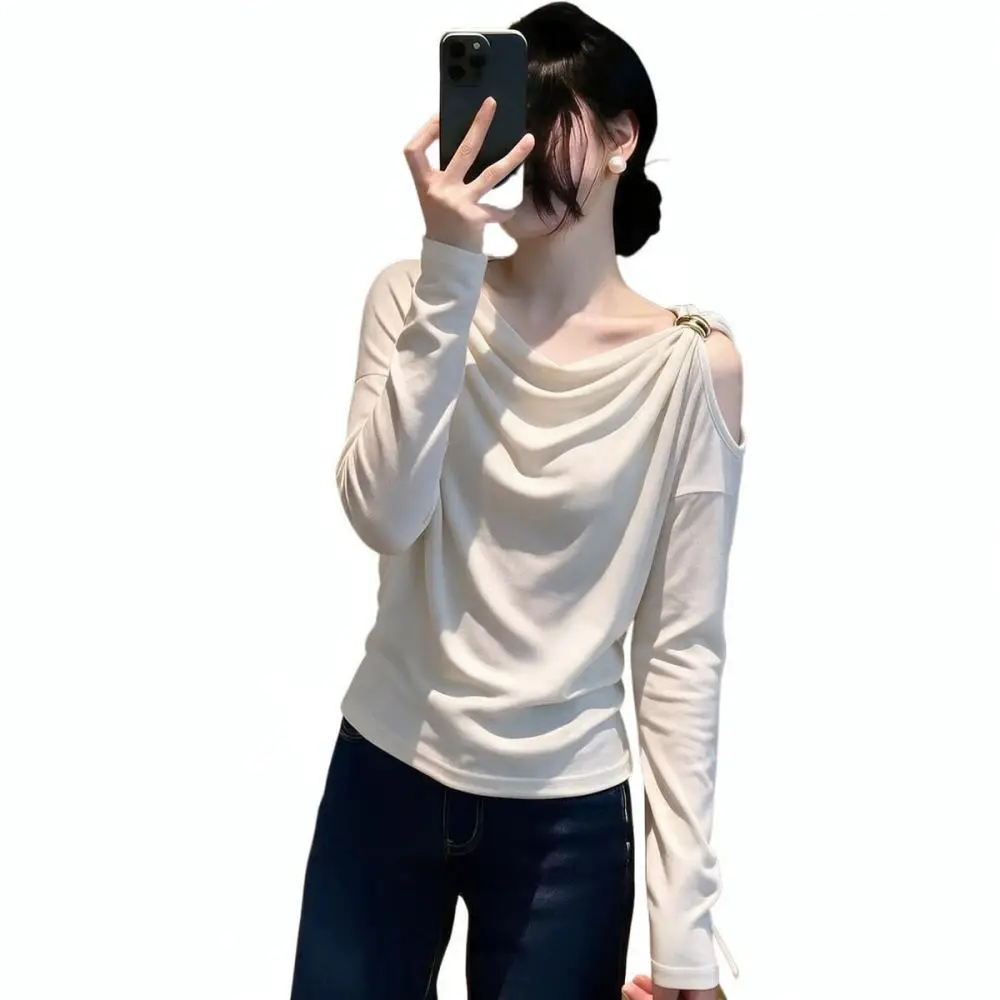 Haut amincissant à manches lon - Blouse Off Shoulder avis et prix