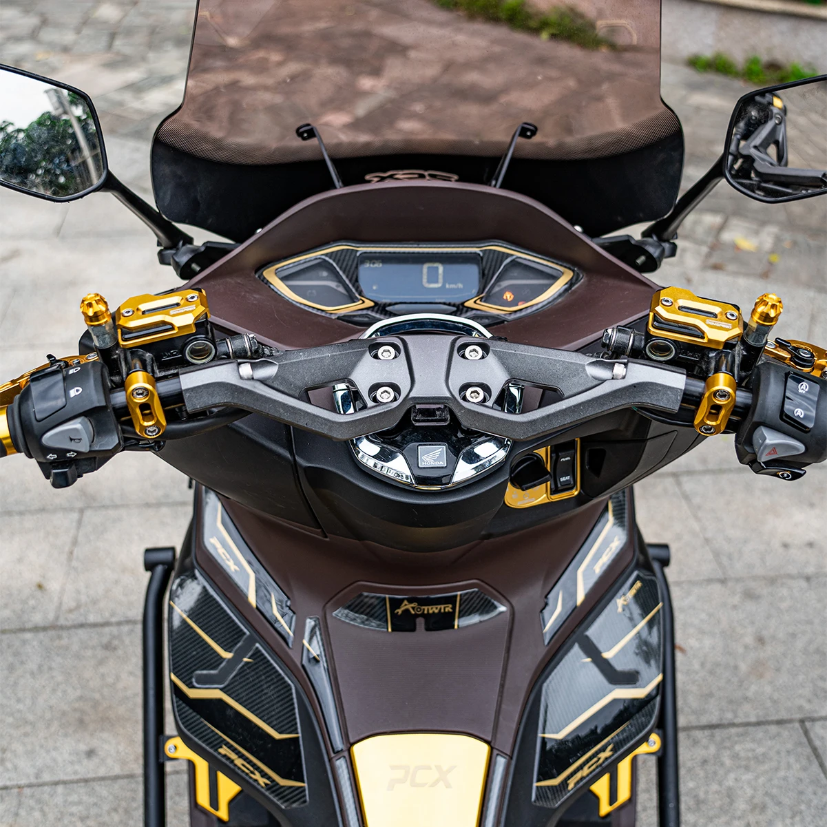 Handlebar Mount For HONDA PCX160 2020-2024 2025 CNC Handlebar Clip-Ons Vibration Proof Aluminum Bracket
