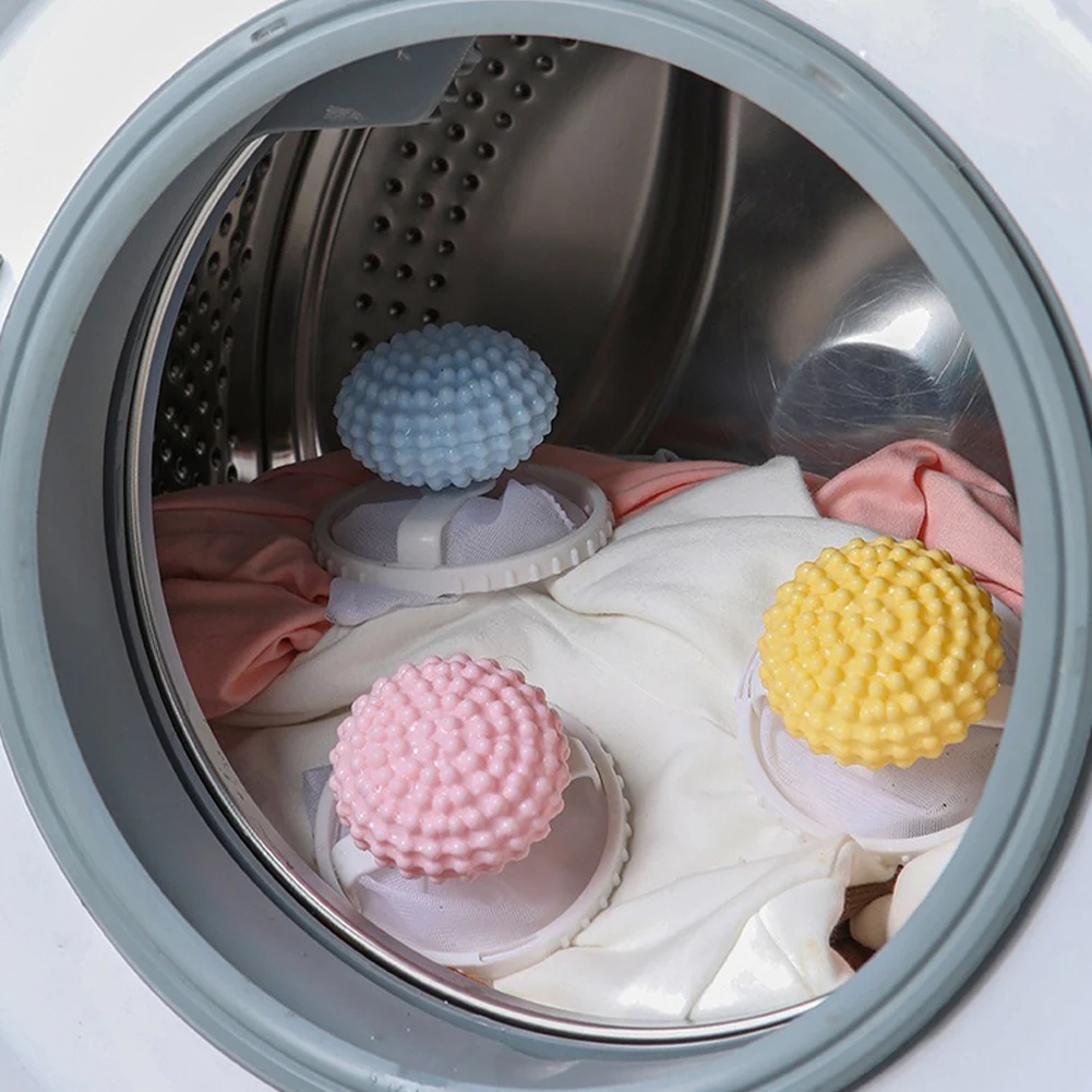 

3Pcs Floating Hair Filtering Mesh Removal Reusable Hair Filter Net Pouch Hair Filter Cleaning Mesh Bag for Washing Machine