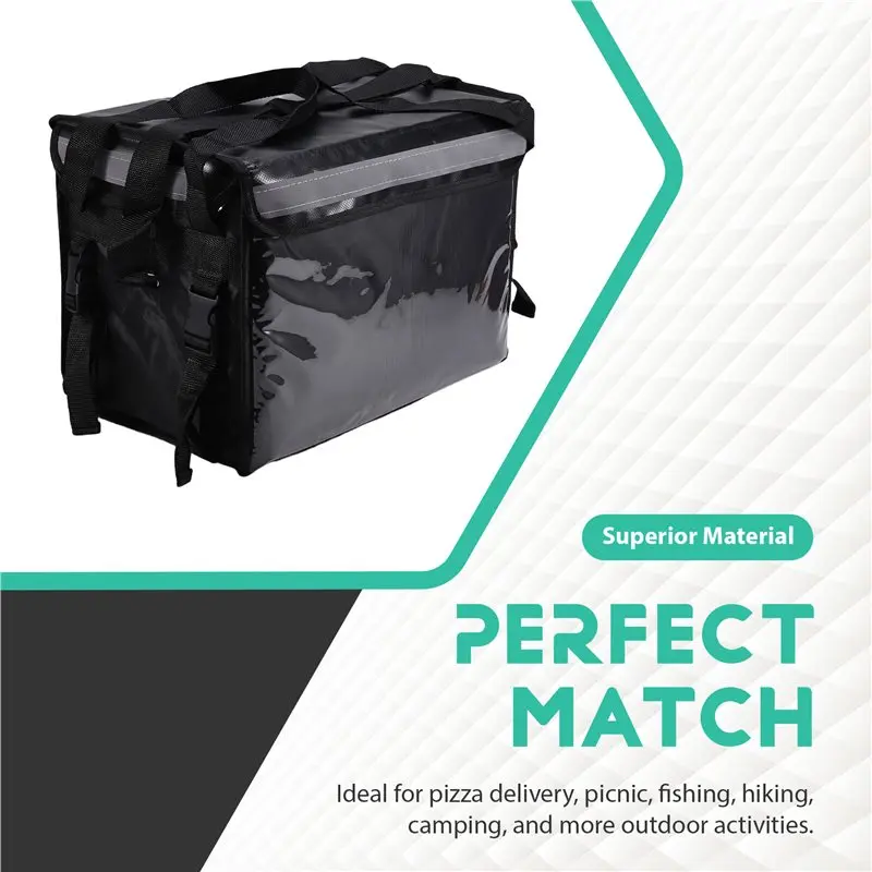 Motorcycle Trunk 32L Waterproof Thickened Insulated Takeout Bag Refrigerated Backpack Camping Cooler