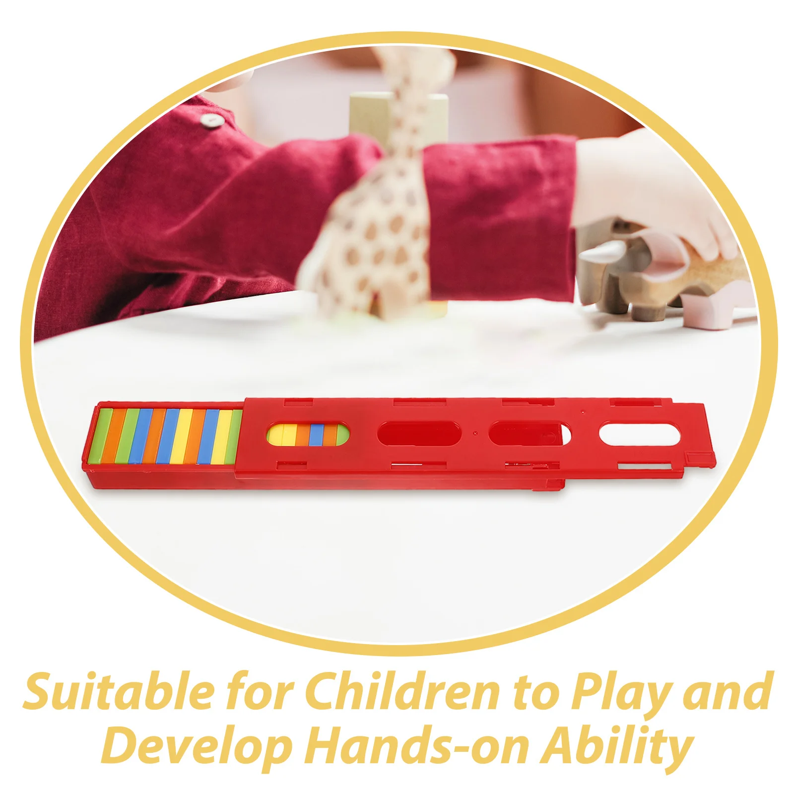 1 Juego de trenes Domino, pistas expandibles de fácil montaje, compatibles con el juego de tren pequeño Domino para niños