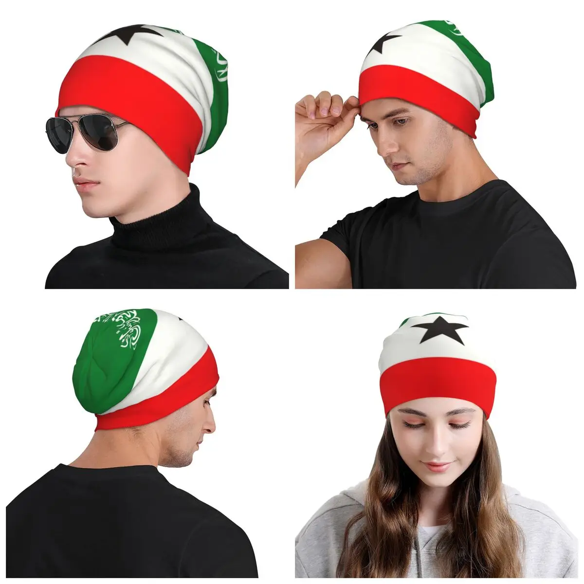 Somaliland Flag Skullies Beanies Caps For Men Women Unisex Trend Winter Warm Knitting Hat Adult Bonnet Hats