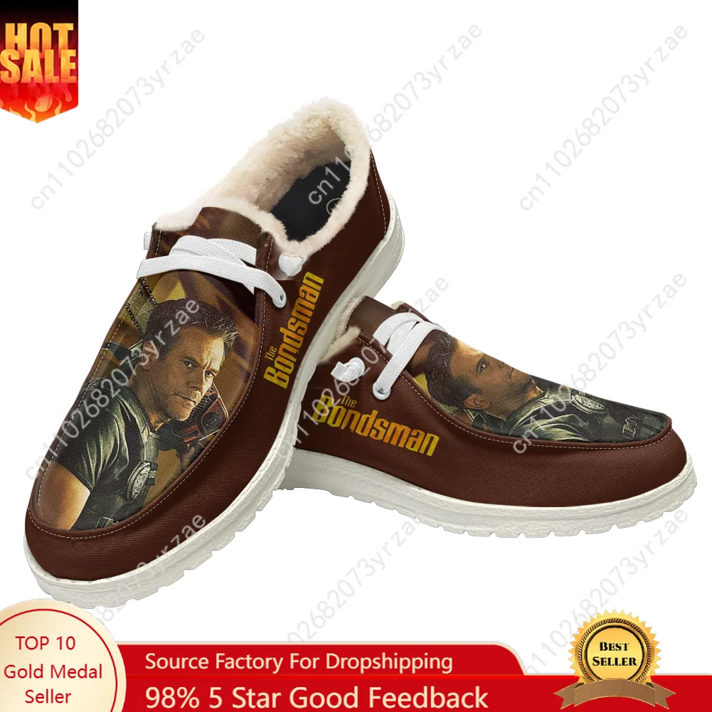 

The Bondsman Plush Flat Shoes Mens Womens Teenager Warm Shoe Indoor Outdoor High Quality Lightweight Shoes Custom Made Footwear