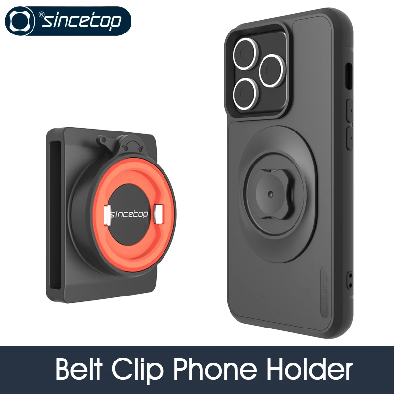 

Belt Clip Phone Holder for iPhone 16 Pro Max & Samsung S25 Ultra | Universal Fit 4-7" Phones - Running/Cycling/Work Approved