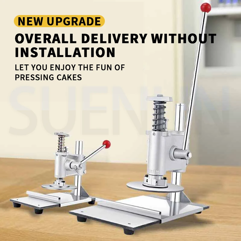 Pancake Press Machine Pizza Hand-Held Pancake Round Embryo Press Machine Manual Dough rounding machine Cake Press Machine