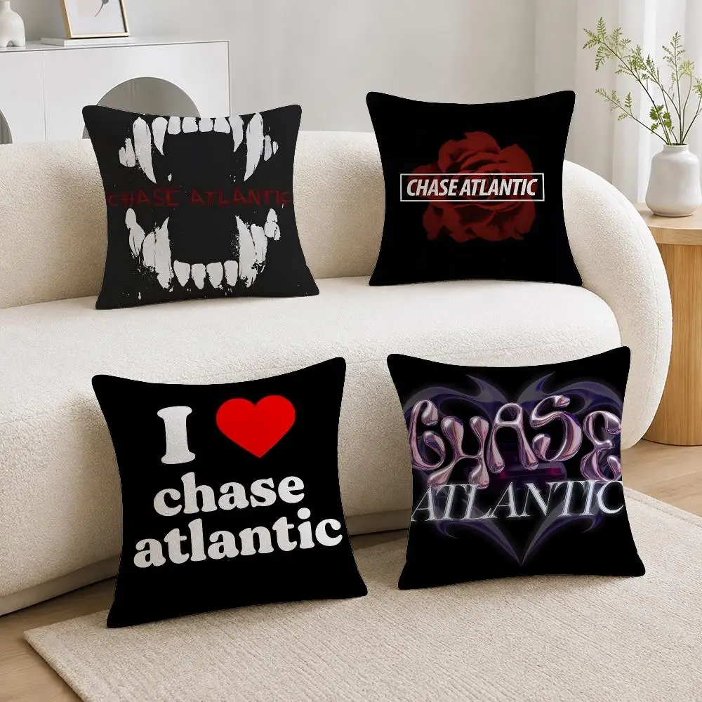 Band Chase Atlantic Cushion Cover Soft Plush Cushion Covers Fluffy Throw Pillow Cases for Sofa Bedroom Home Decor
