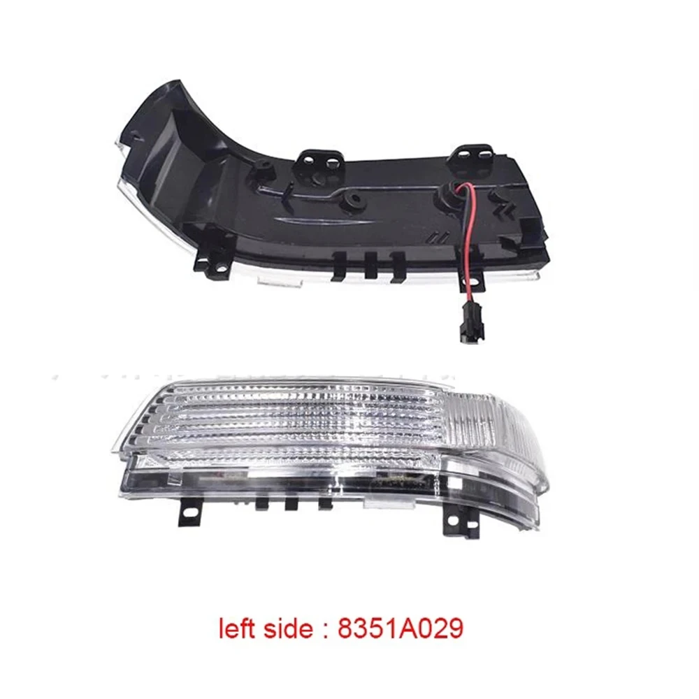 Side Mirror Turn Signal Lamp for Mitsubishi Pajero V73/V77/V93/V97 2006-2019, Rear View Indicator Light 8351A030 view 3