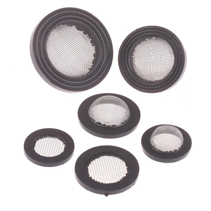 

10pcs O-Ring Seal Hose Gasket Rubber Faucets Filter Pads Shower Hose Filter High Temperature Resistant Faucet Strainer Tools
