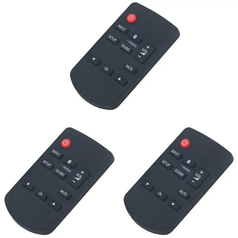 ABKN Replacement Remote Control N2QAYC000098 for Panasonic SC-HTB580 SC-HTE80 SC-HTB680 SC-HTB690 Soundbar 3X