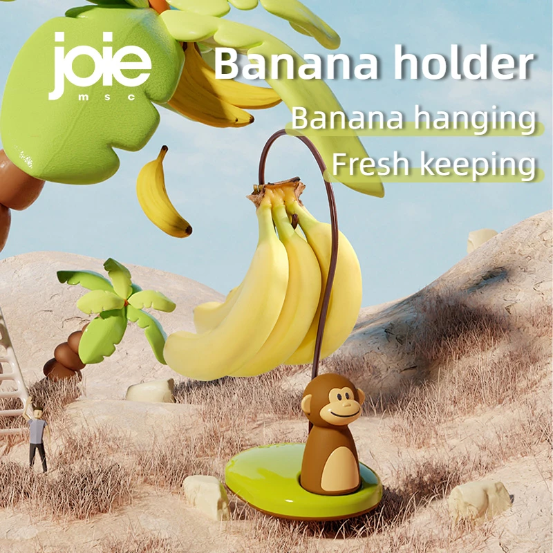 Joie Banana Holder Fruit Plate Monkey Banana Holder & Bowl for Home Living Room Light Fruit Bowl Grape Snack Tray Storage Box