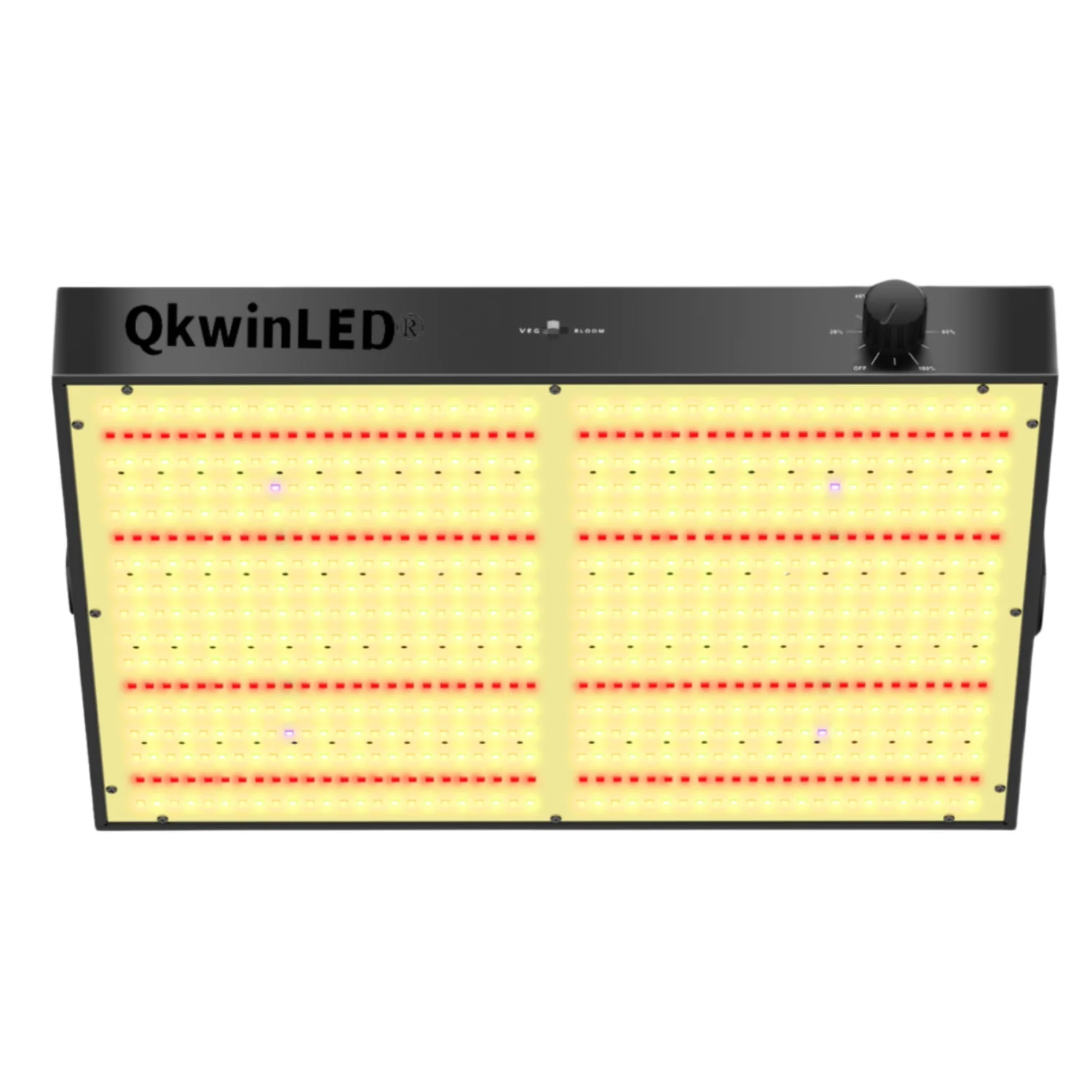 Sam-sung lm281b Led grow light 300W QBS built with 26DB fans full spectrum