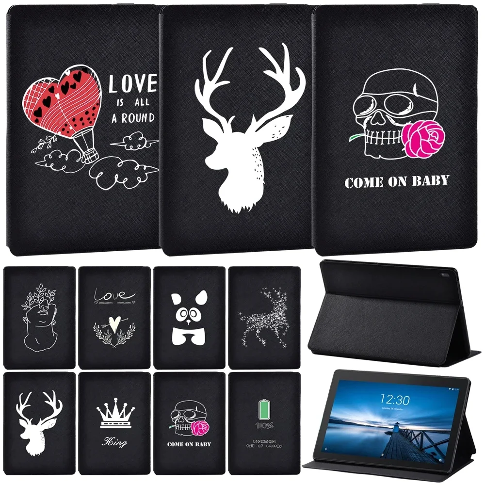 

Case for Lenovo Tab M10 FHD Plus 10.3" TB-X606F/Tab M10 10.1 Inch/Lenovo Tab E10 10.1 Inch PU Leather Tablet Stand Folio Cover