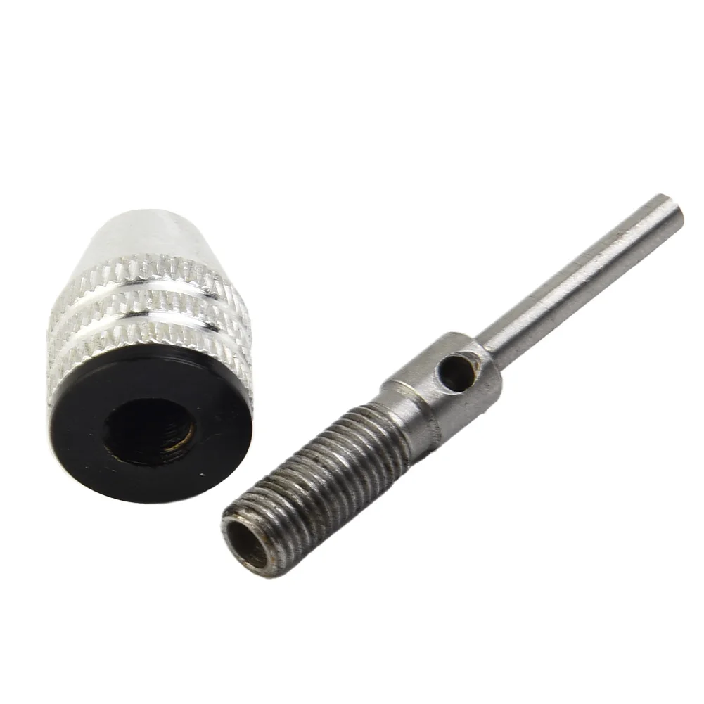 New Keyless Drill Chuck 0.3-3.4mm 3mm Aluminum Alloy Shank Drill Mini Bit Quick Change Adapter Bit Converter Tool