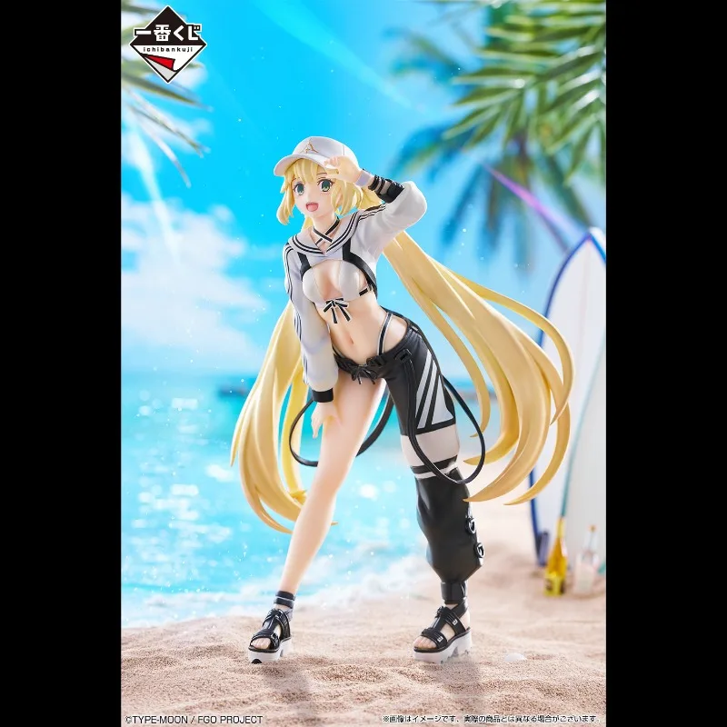 BANDAI Echte Ichiban Kuji Fate/Grand Auftrag Lancer Altria Caster Anime Action-figuren Spielzeug Für Jungen Mädchen Geschenk Modell ornamente