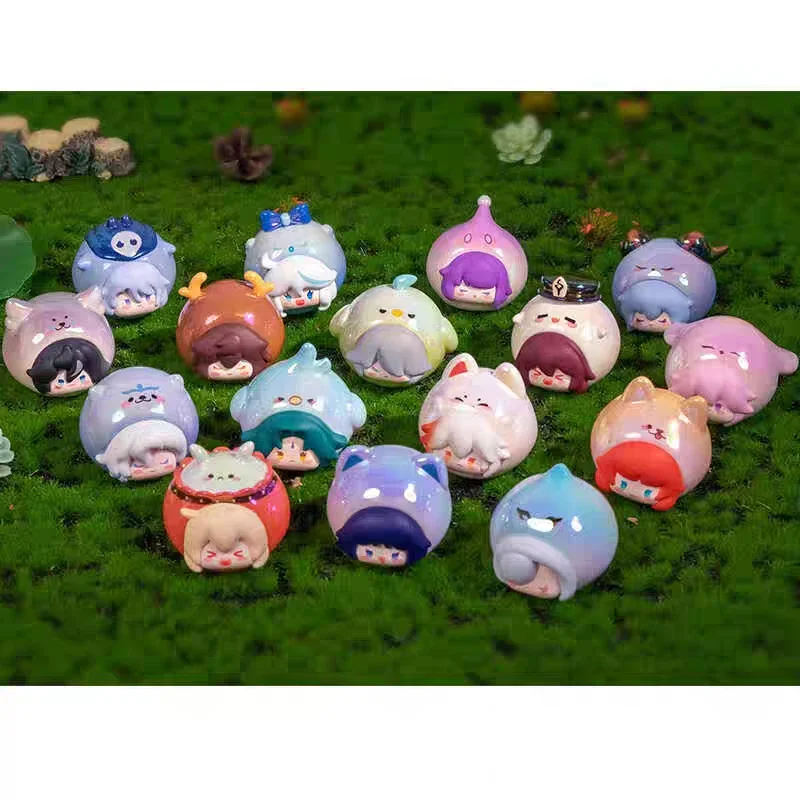 

Genshin Impact Furina Blind Box — набор мини-фигурок версии Q, аниме, ПВХ, коллекционный декор для стола, подарок, официальный