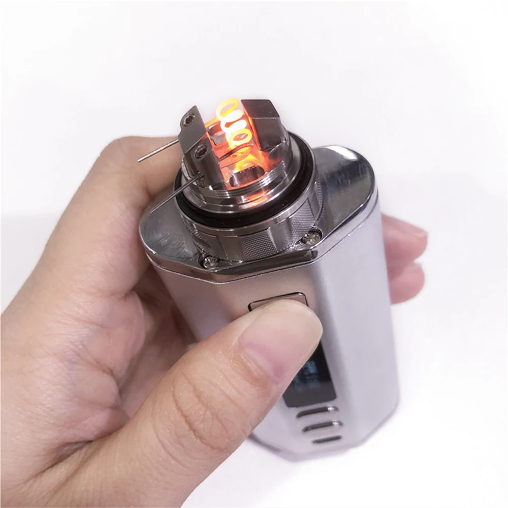 Caixa de Cigarro Eletrônico Vape, Kit Mod Smoke Vaper, 200W, 4000mAh, Bateria Embutida, Tela OLED, 2ml, 4ml, Destiny RTA