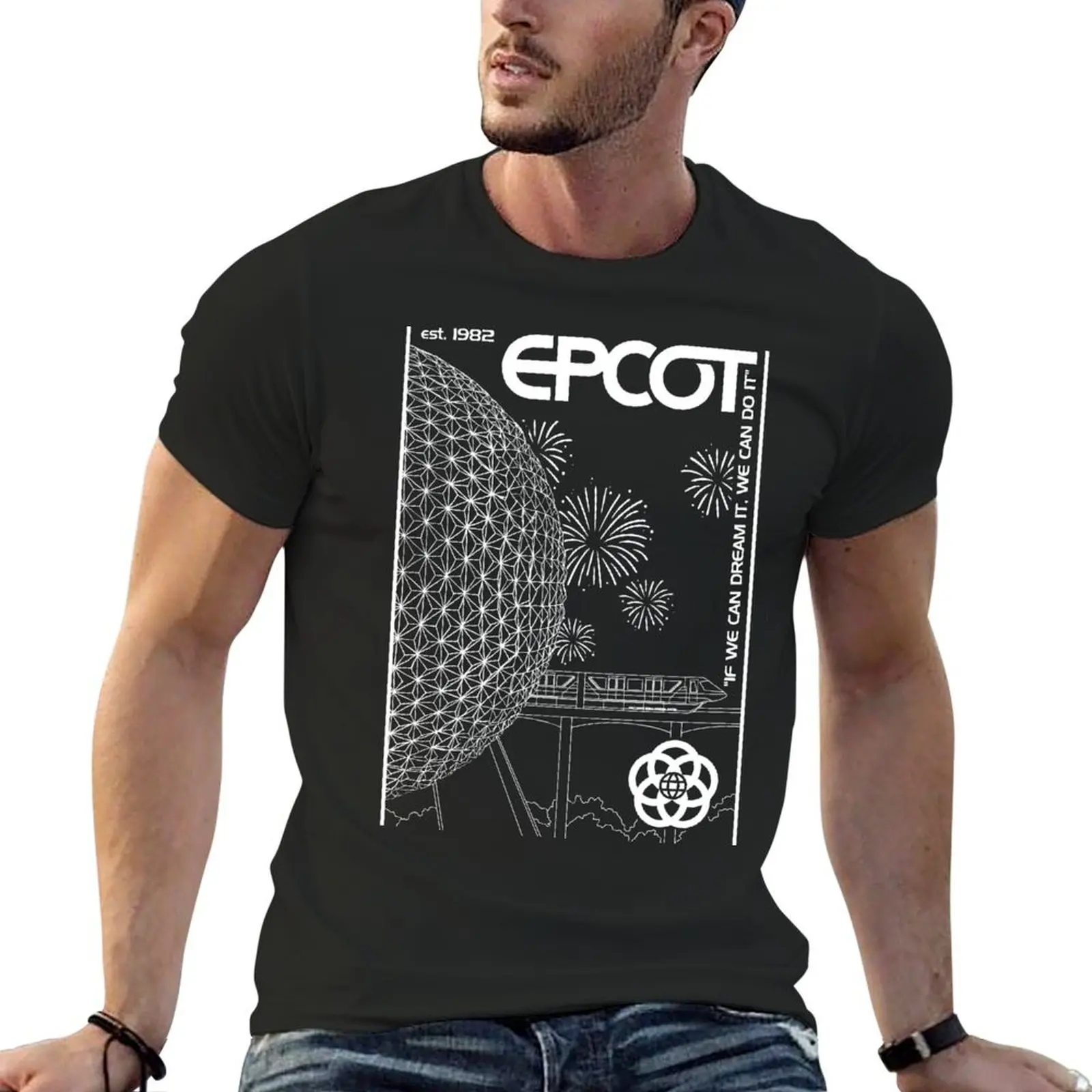 Epcot Center. T-shirt cute tops quick drying t shirt men