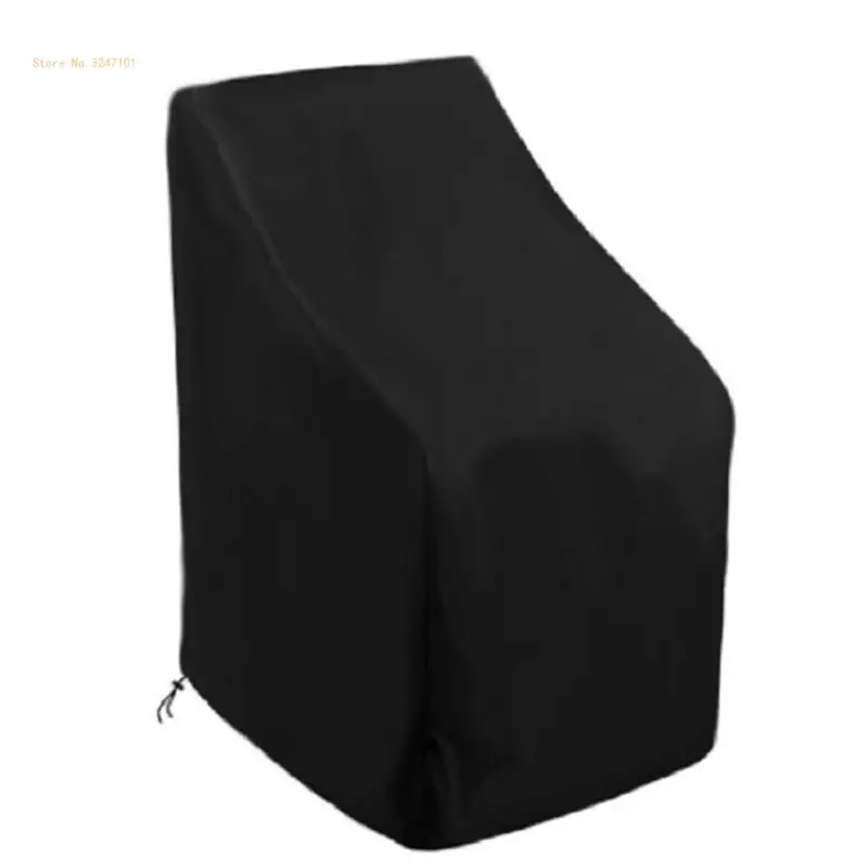 

Outdoor Garden Stackable Chair Cover Courtyard Patio Furniture Waterproof Oxford High Back Chair Dust Protector Bag Dropship