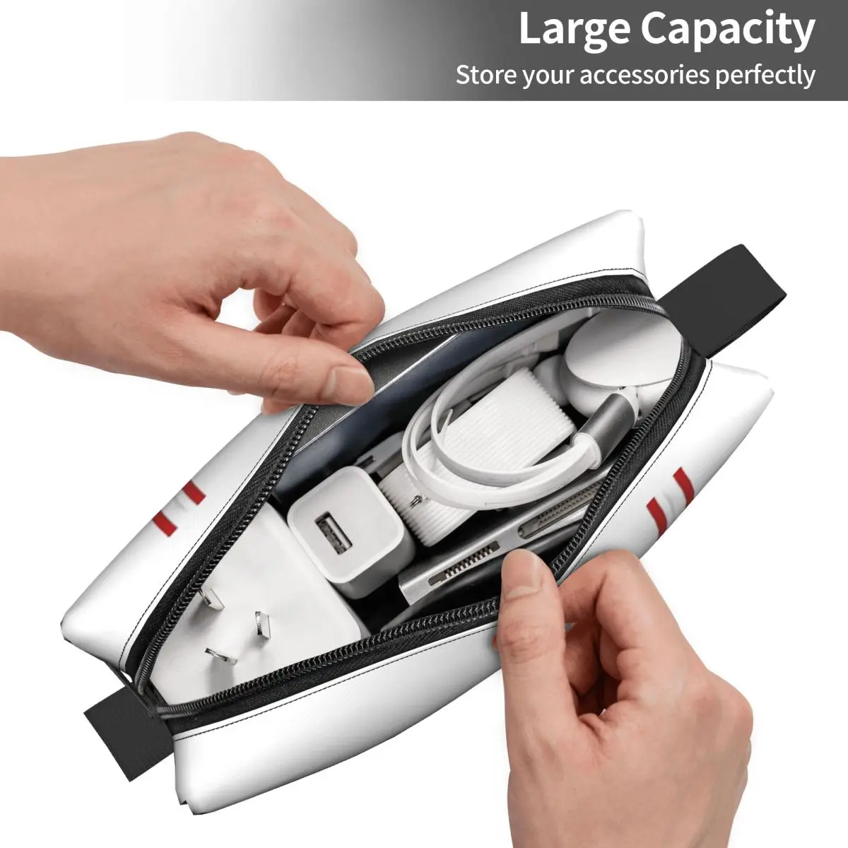 Astuccio per matite con bandiera del Canada per ragazzo e ragazza, astuccio per penne, astuccio per matite, forniture di cancelleria, borsa per cosmetici da viaggio per donna