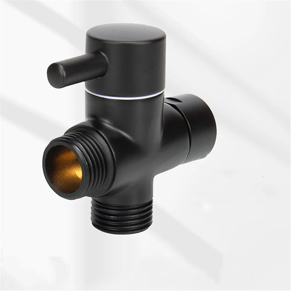 

One inlet and two outlet angle valve faucet toilet multi-function conversion shower water separator triangle valve three-way