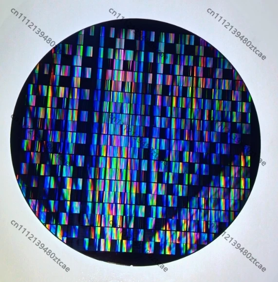 6/8/12 Inch Round Silicon Wafer, Semiconductor Lithography Wafer, IC Exhibition Display Component