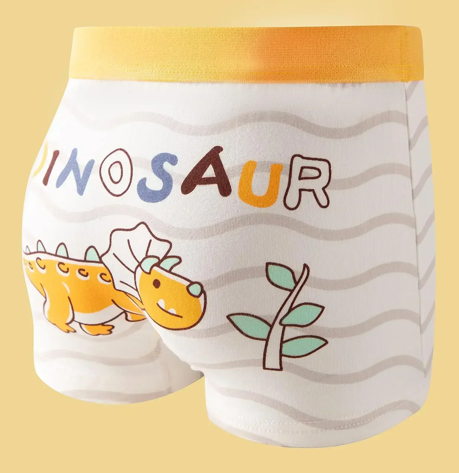 4 Pcs Children Underwear Cotton Boys Panties Cool Dinosaurs Print Boy Boxer Shorts Breathable Washable Kids Boxers Briefs