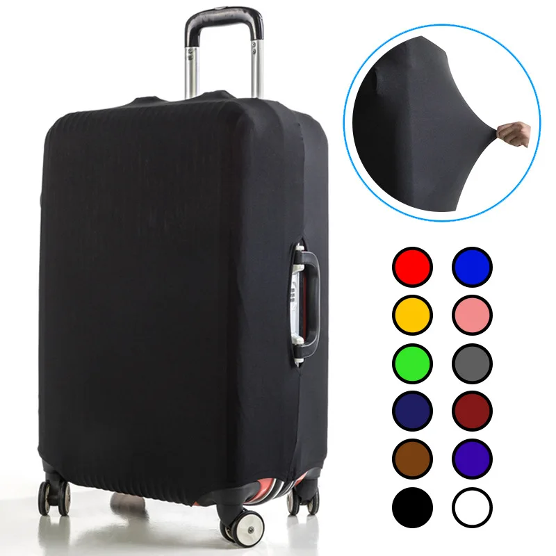 Luggage Cover Stretch Fabric Suitcase Protector Baggage Dust Case Cover Suitable for18-20 Inch Suitcase Case Travel Organizer