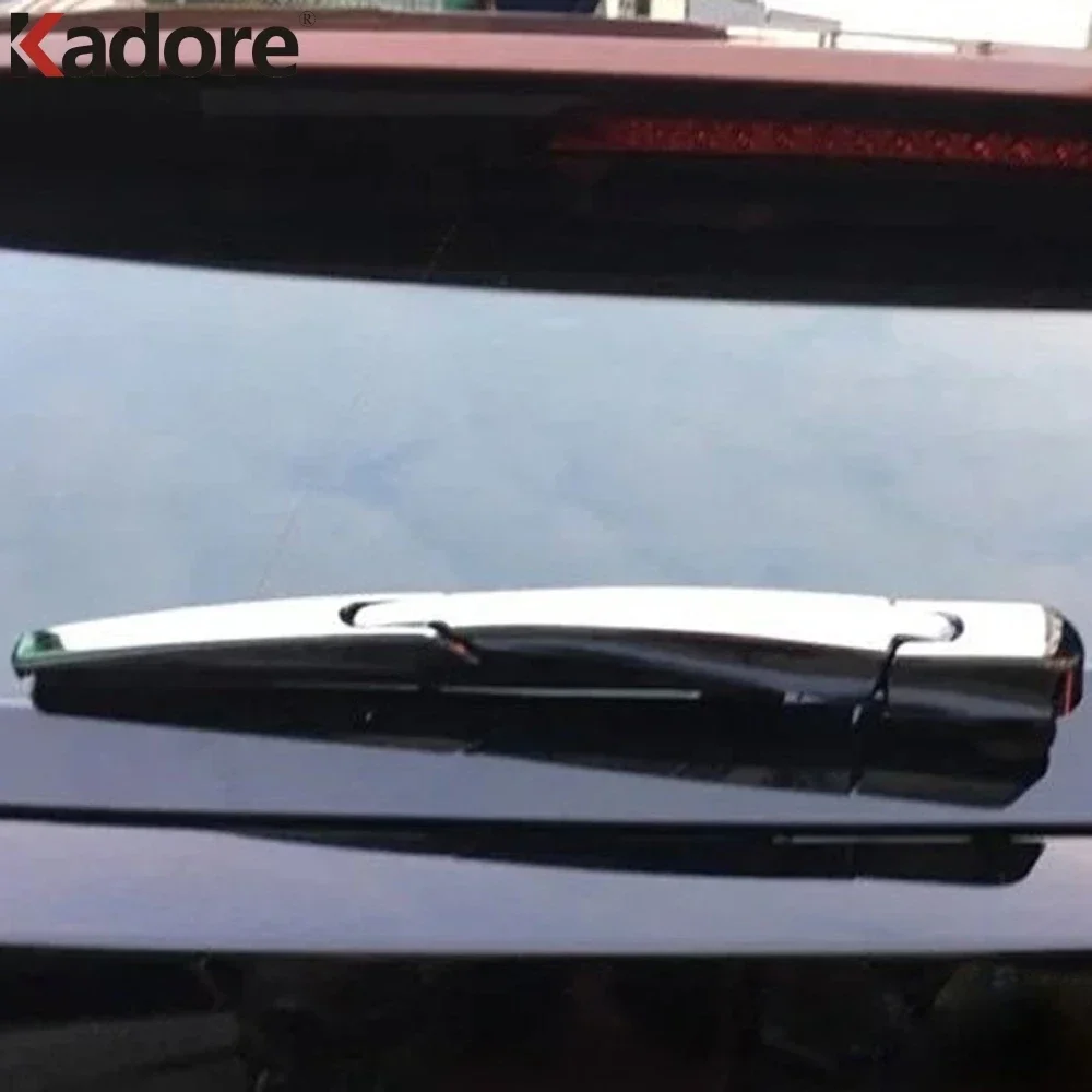 لبيجو 3008 GT 2017 2018 2019 2020 كروم النافذة الخلفية ممسحة قطاع غسل غطاء الكسوة سيارة ملصق الملحقات الخارجية #2