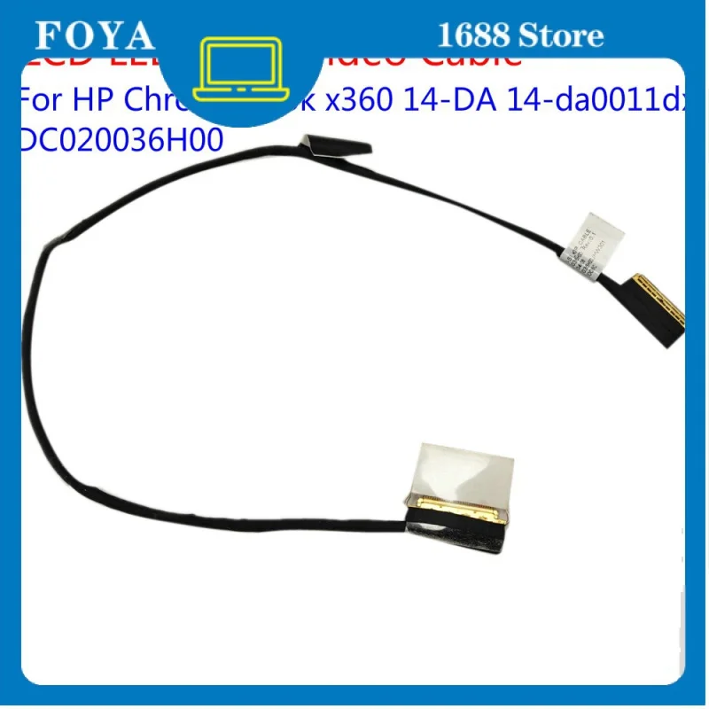 

1pcs LCD LED LVDS Video Cable For HP Chromebook x360 14-DA 14-da0011dx DC020036H00