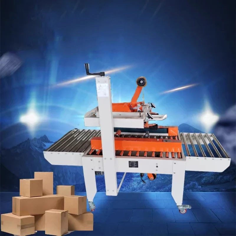 New Fully Automatic Carton Sealer YJFX-6050 Large-Core Strapping Machine E-commerce Express Shipping Airplane Boxes(Customized)