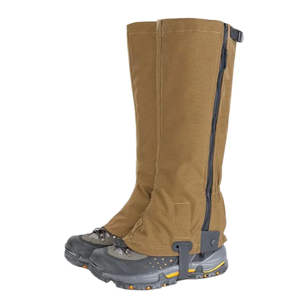 For Rugged Snow Cuffs: Reinforced Gaiters Built for Tough Terrain and Harsh Weather in Mountaineering Activities