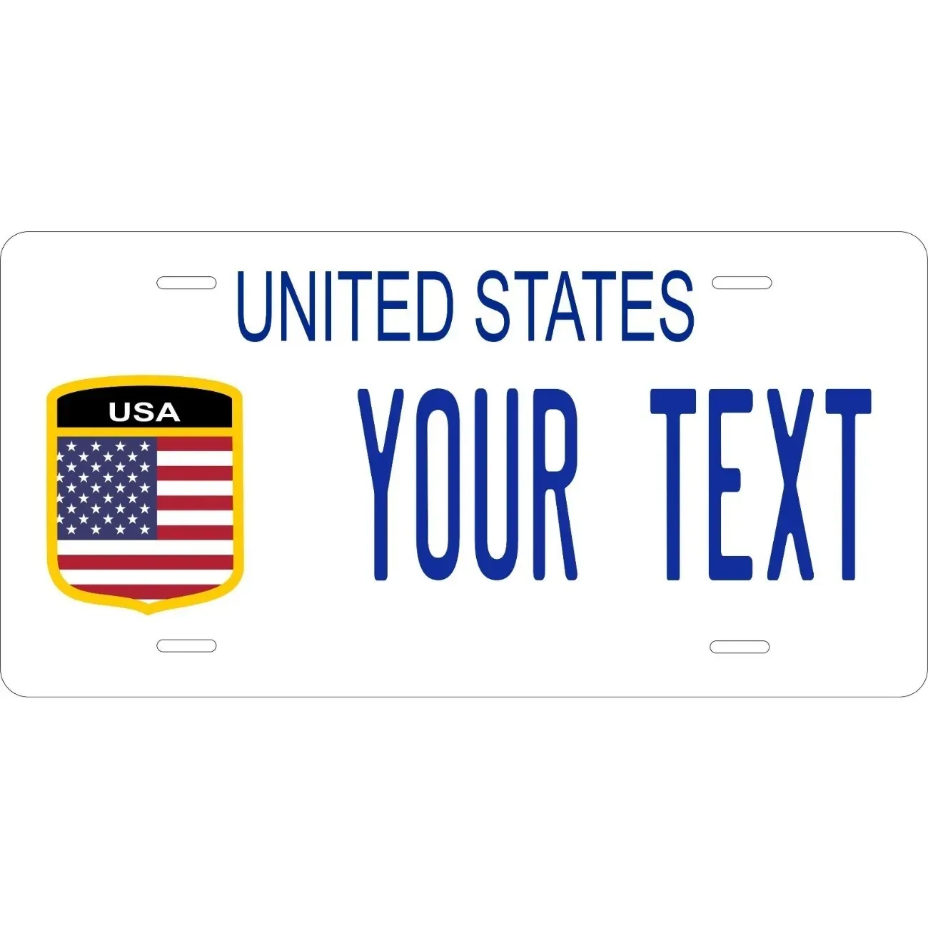 Dekorativer Anhänger mit USA-Flagge, personalisierbar, staubdicht, wasserdicht, Heimdekoration (nur Dekoration)