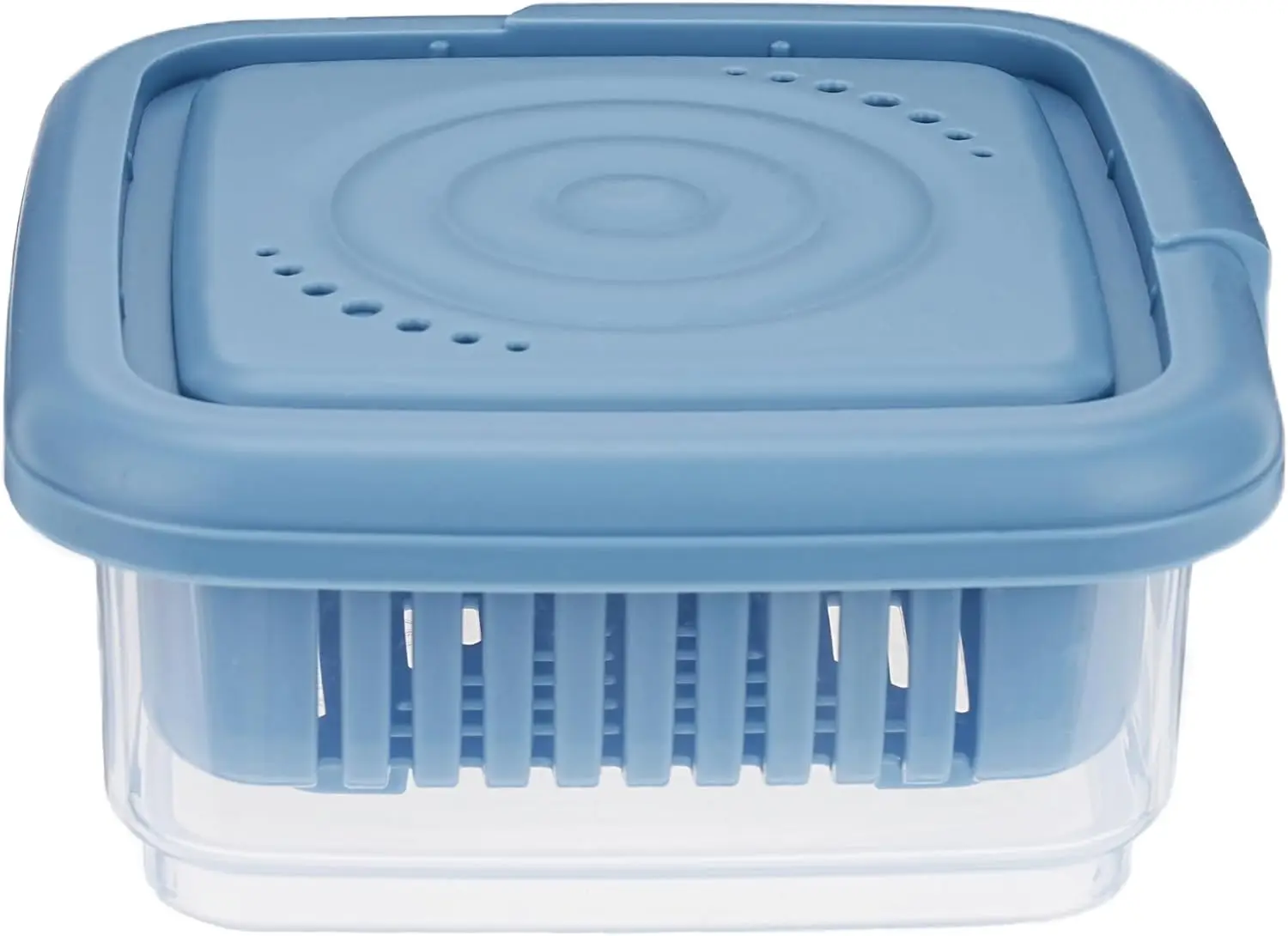 

Квадратный дорожный футляр для мыла с дренажным слоем, герметичный, для спортзала, ванной, кемпинга, душа (синий)