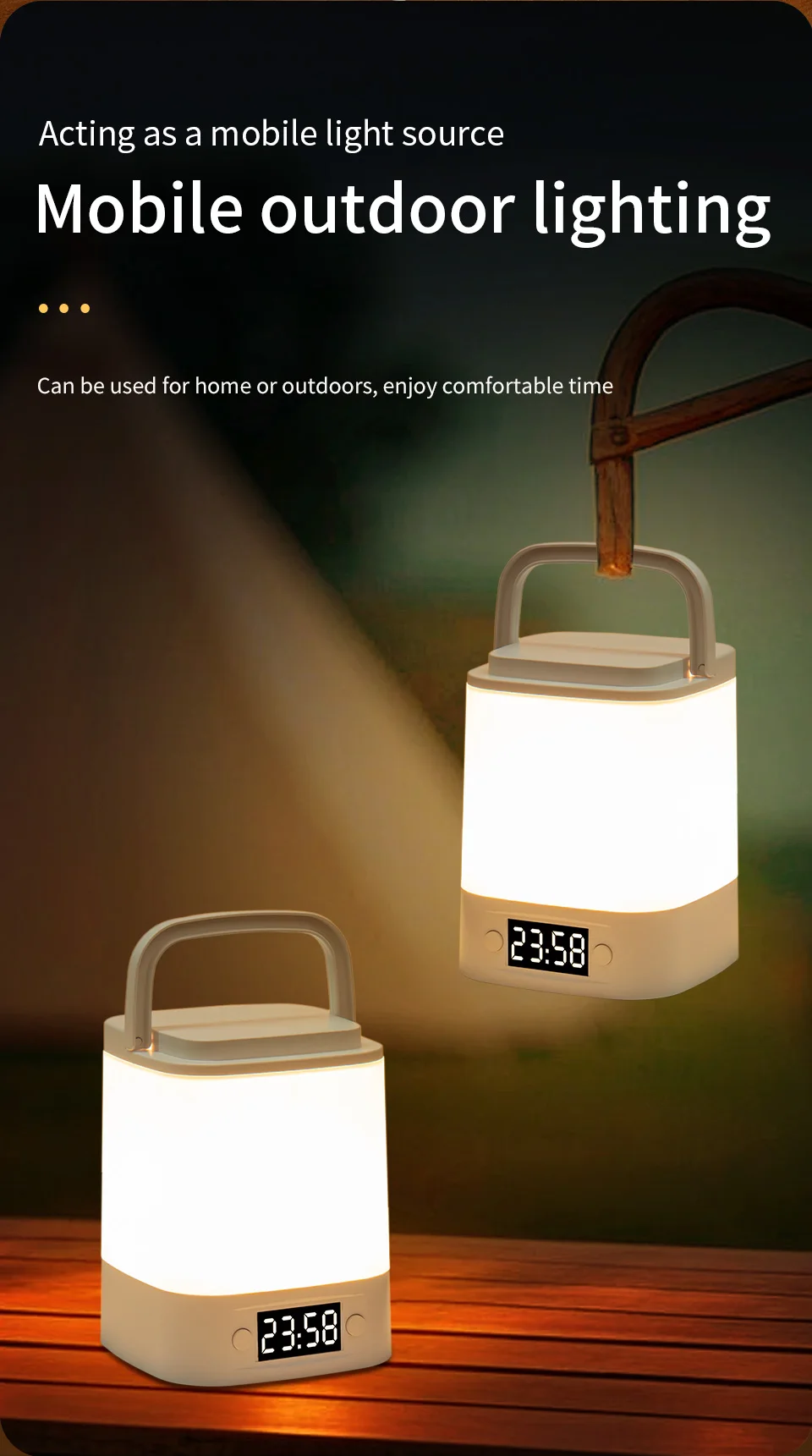 LED Night Light Bedside Rechargeable Desk Lamp Bedroom Baby Feeding Eye Protection Sleep Children's Room LightS Table Lamp