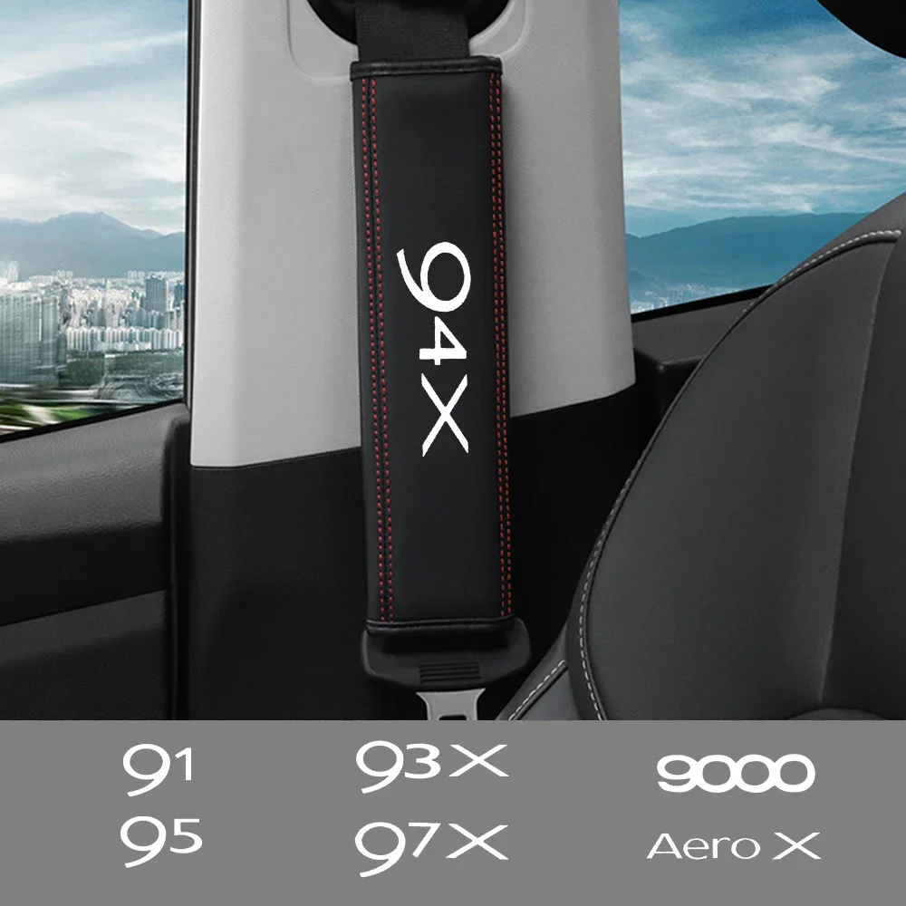 1 Uds cinturón de seguridad de coche cinturón de seguridad cubierta de hombro almohadillas de protección para SAAB 91 93X 94X 95 95X 97 97X 900 900S 9000 Aero X Turbo X